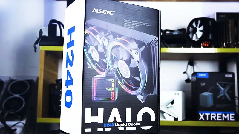 Alseye H240 Hot Selling 240mm kapalinový chladič se dvěma RGB ventilátory pro herní počítačové skříně