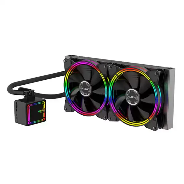 Alseye H280 140mm RGB ventilátor Vodní chladič Vysoce výkonný chladič kapalinového chlazení počítače