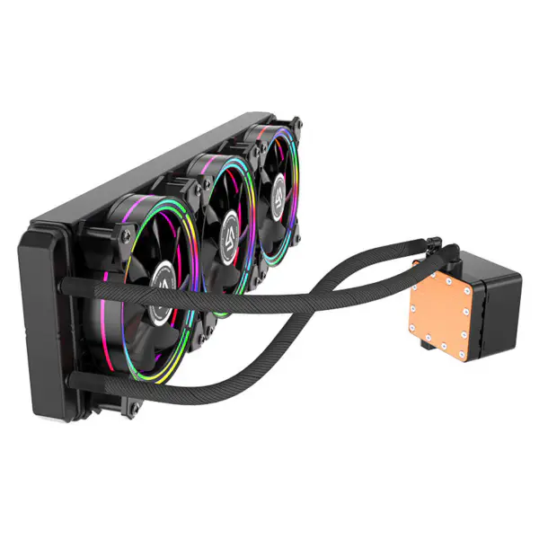 Alseye H360-4.0 360mm RGB kapalinový chladič procesoru pro Lga 775/115x/1366/2011/am2/am3/am4