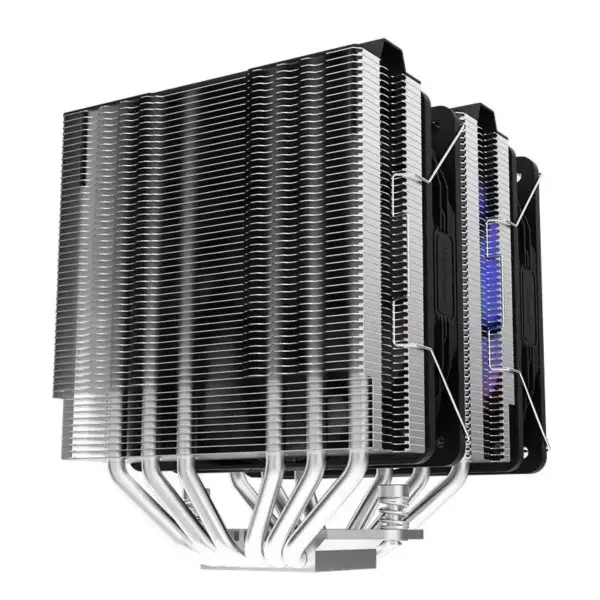 Alseye Vysoce výkonný dvouvěžový chladič procesoru se 6 tepelnými trubicemi a ventilátory, každý 120 mm Pwm 1800 otáček za minutu