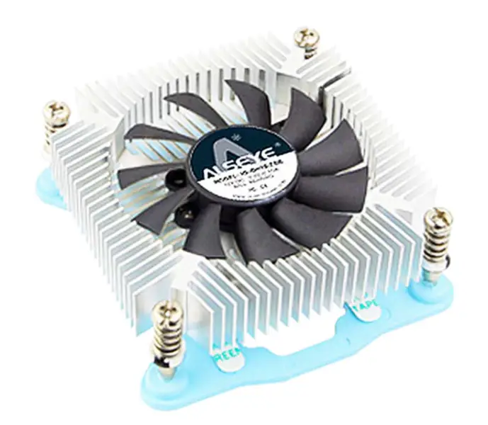 Alseye Io-sh15-65 Itx / Ops Hliníkový chladič Cpu Cooler, chladič ventilátoru 2500 ot/min 65mm chladicí ventilátor pro počítač