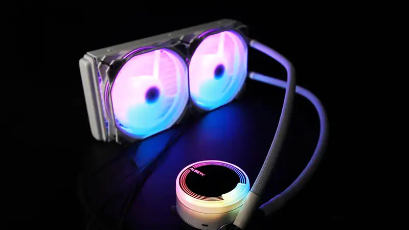 Alseye M120 White Frame Rgb Ventilátor vodního chlazení pro Lga 775/115x/1366/2011/am2/am3/am4