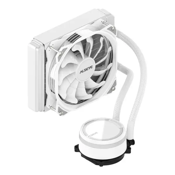 Alseye M120 White Frame Rgb Ventilátor vodního chlazení pro Lga 775/115x/1366/2011/am2/am3/am4