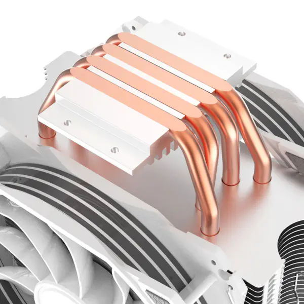 Alseye M120d 120mm Rgb Cpu Cooler Univerzální platformový chladič vzduchu s ventilátorem v bílé barvě skříně