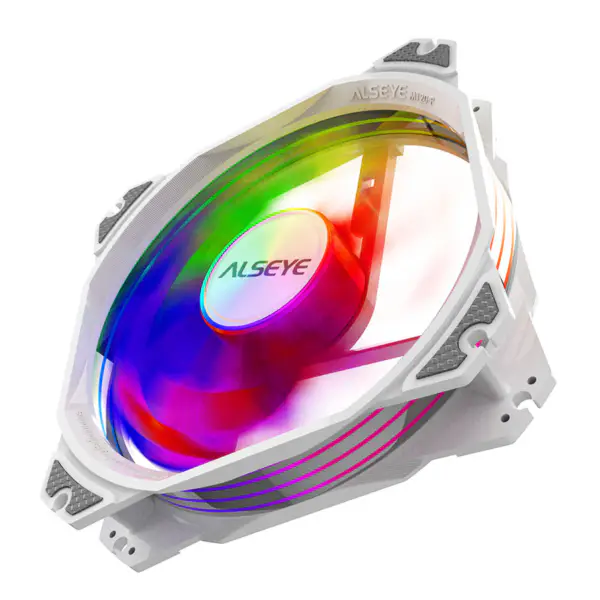 Alseye M120d 120mm Rgb Cpu Cooler Univerzální platformový chladič vzduchu s ventilátorem v bílé barvě skříně