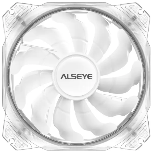 Alseye M120p Kit Transparent Color Adjustable Rgb Lighting 4pin Pwm + 3pin Rgb Support Case Fan