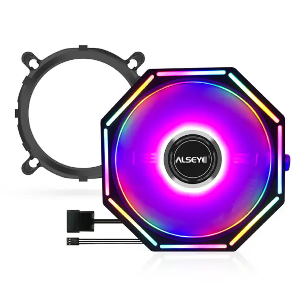 Alseye O120z Plus 120mm Rgb 4pin Pwm Cpu Cooler pro herní skříně
