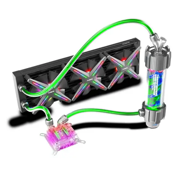 Alseye Pc Case 3 Argb Cpu Pwm X12 Ventilátory Xtreme Diy Vodní chlazení 360mm Kit