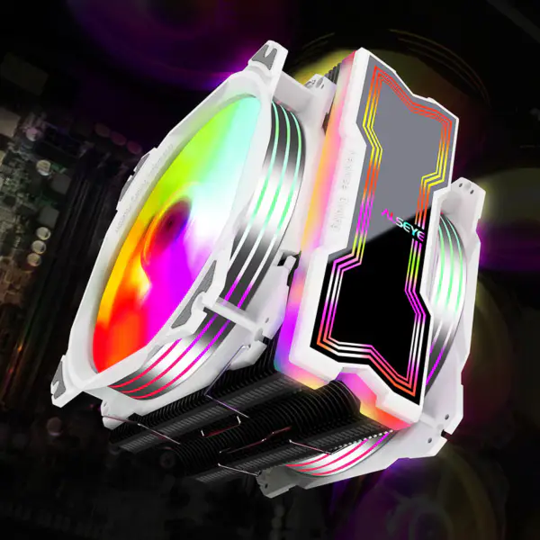 Alseye Rgb Pc Case Gaming Max120d s led krytemcpu Cooler s duálním ventilátorem