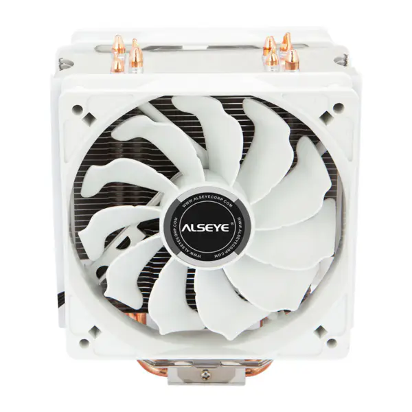 Chladič procesoru Alseye S120d White Color Pwm 120mm Gaming Cpu Cooler