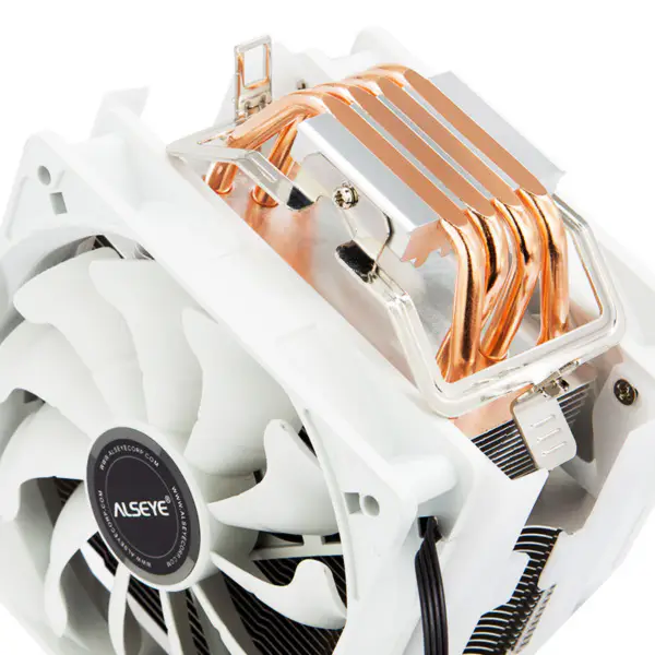 Chladič procesoru Alseye S120d White Color Pwm 120mm Gaming Cpu Cooler