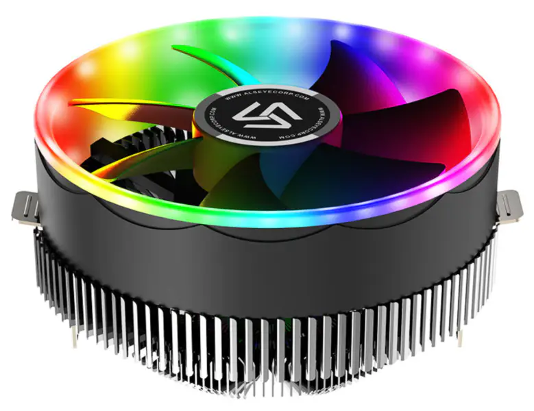 Alseye Tbf-100 Cpu Cooler Hliníkový chladič Rgb Cpu Fan pro Lga775/1151/1155/am2/am3/am4