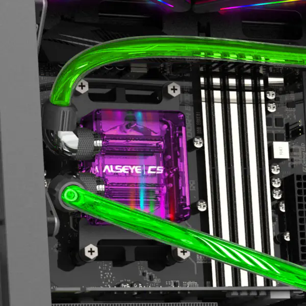 Vodní blok Alseye pro moderní chlazení procesorů Intel a Amd