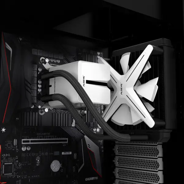 Alseye X120 Rgb All-in-one 240mm Liquid Cpu Cooler Radiator Vodní chladicí systém pro Intel Amd