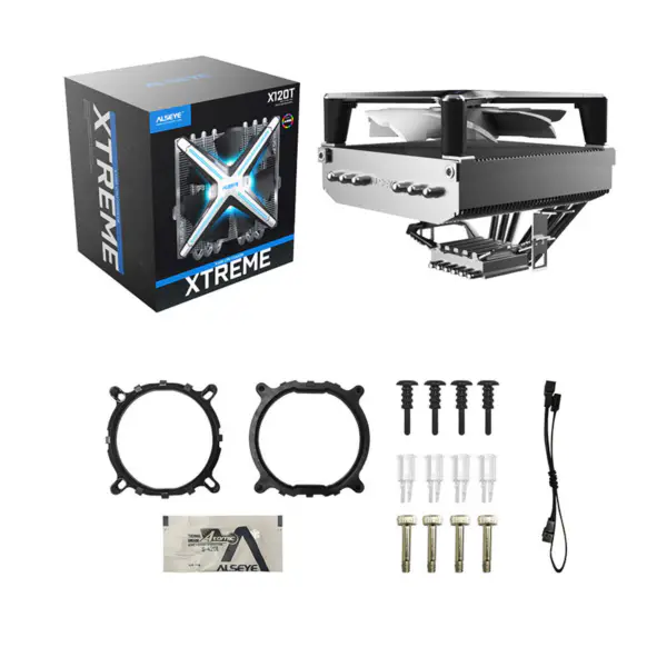Alseye X120t Rgb Cpu Cooler s chladičem Cpu Cooler Fan Rgb pro Intel a Amd Air Cooler