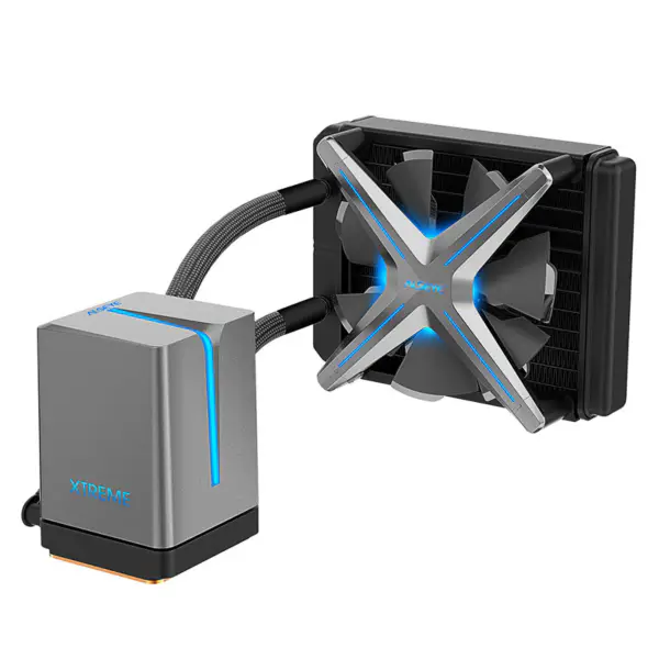 Alseye Xtreme Series X120 Aio Liquid Cooler,Herní Case Cpu Water Cooling,RGB Pc Fan For Lga 775/115x/1366/2011/am2/am3/am4