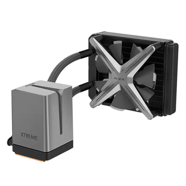 Alseye Xtreme Series X120 Aio Liquid Cooler,Herní Case Cpu Water Cooling,RGB Pc Fan For Lga 775/115x/1366/2011/am2/am3/am4
