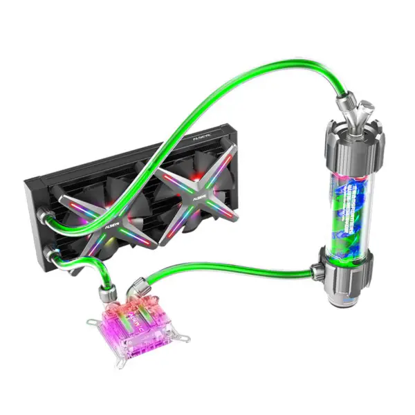 Vysoce výkonná sada vodního chlazení Diy 240 Xtreme Soft Tube se 120mm RGB ventilátorem pro počítač