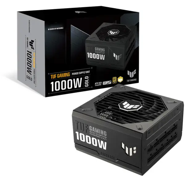 AsUs Napájecí zdroje Tuf Gaming 1000g 1000w Herní počítačový zdroj Tuf-gaming-1000g 1000w Atx3.0 PCB 80plus