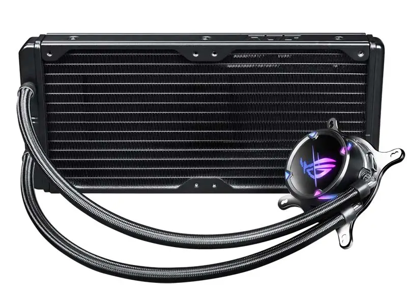 AsUs Rog Strix Lc Ii 280 Argb Aio 2fans Integrovaný chladič vodního chlazení procesoru Asetek Ventilátor chlazení procesoru