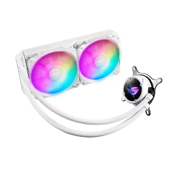 AsUs Rog Strix Lc Ii 240 Argb White Edition 2 ventilátory Integrovaný ventilátor vodního chlazení procesoru