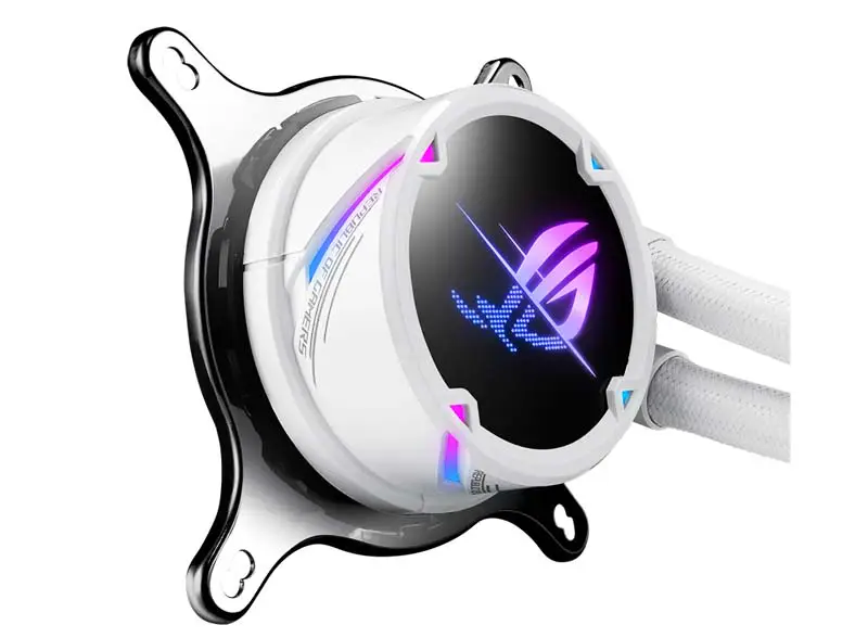 AsUs Rog Strix Lc Ii 240 Argb White Edition 2 ventilátory Integrovaný ventilátor vodního chlazení procesoru
