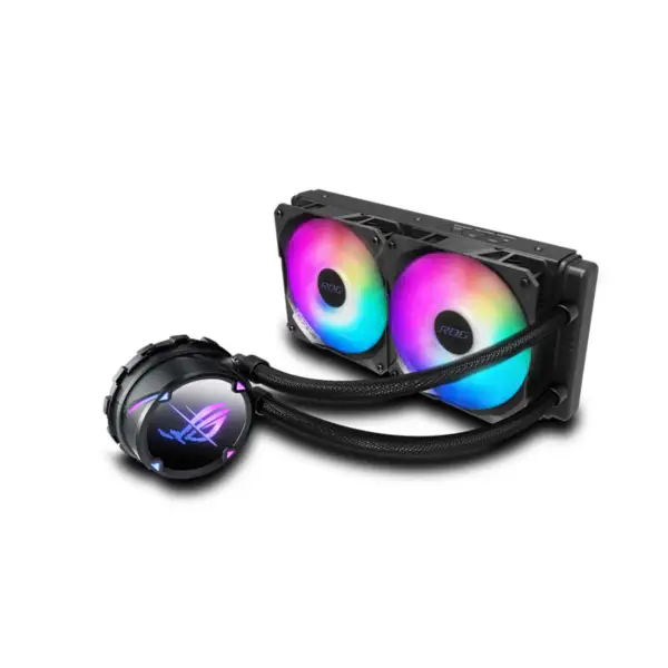 AsUs Rog Strix Lc Ii 240 Argb 2fans Integrovaný vodou chlazený chladič procesoru Asetek 7th Pwm Dc Cpu Cooling Argb Fan