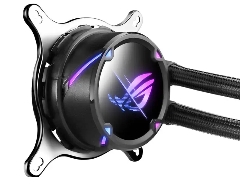 AsUs Rog Strix Lc Ii 240 Argb 2fans Integrovaný vodou chlazený chladič procesoru Asetek 7th Pwm Dc Cpu Cooling Argb Fan