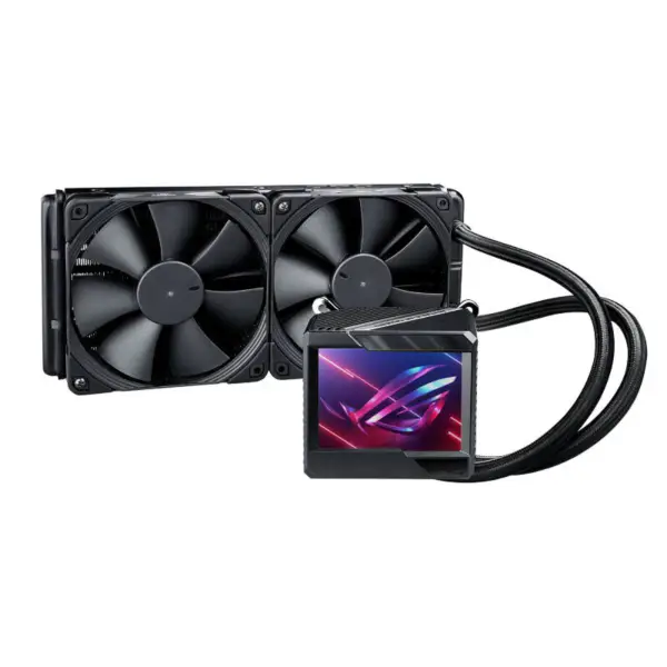 AsUs Rog Ryujin Ii 240 2fans Integrovaný chladič vodního chlazení 12. generace Asetek 7th Gen 3,5in LCD Cpu Cooling