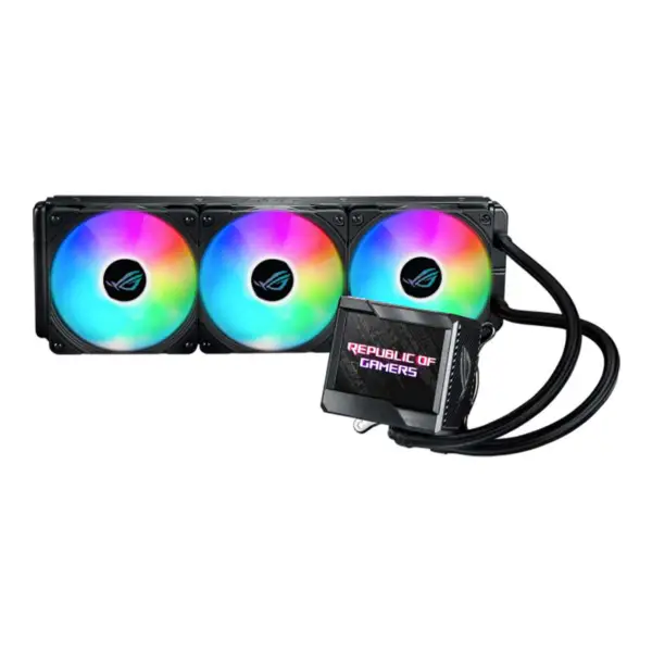 AsUs Rog Ryujin Ii 360 Argb 3fans Integrated Water-cooled Radiator 12th Gen Cpu Asetek 7th Gen 3.5in LCD Pwm Dc Argb Cool Fan
