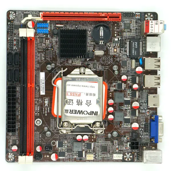 Barevná základní deska C.H61HD V20 H61 1155-pin ITX