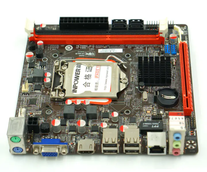 Barevná základní deska C.H61HD V20 H61 1155-pin ITX