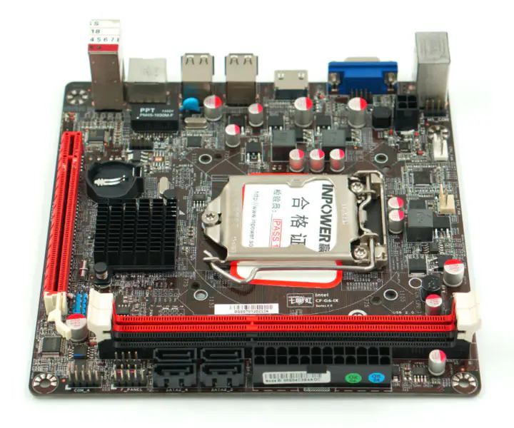 Barevná základní deska C.H61HD V20 H61 1155-pin ITX