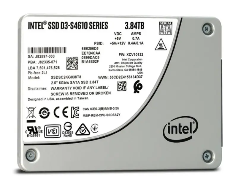 SSD Intel řady D3-S4610