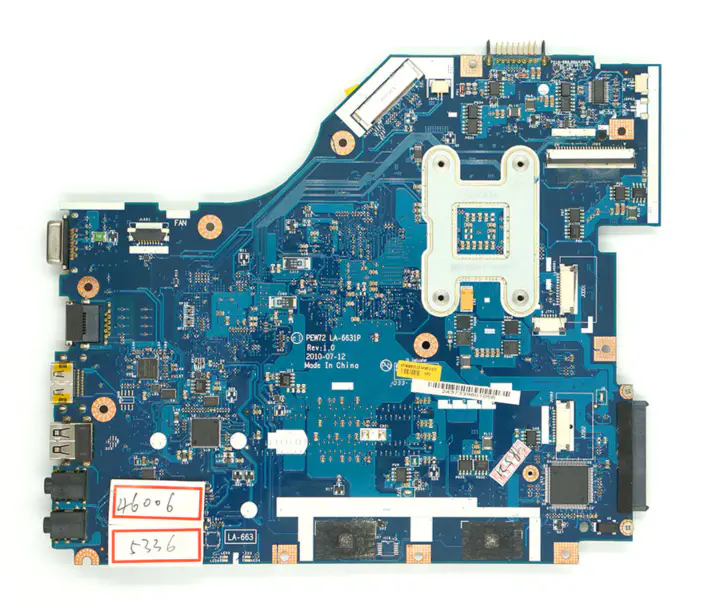Základní deska Acer 5336 MBR4G02001 PEW72 LA-6631P GMA 4500M CPU
